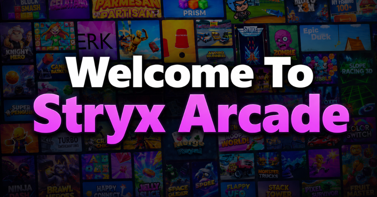 Stryx Arcade browser game library