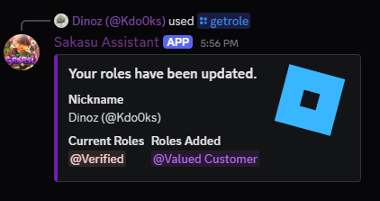 Automated Discord role assignment
